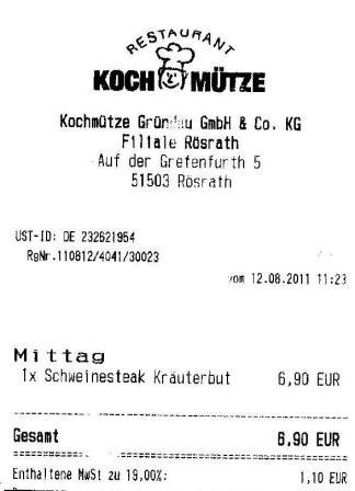 igot Hffner Kochmtze Restaurant